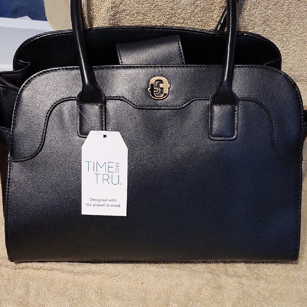 Large Black Purse Bag